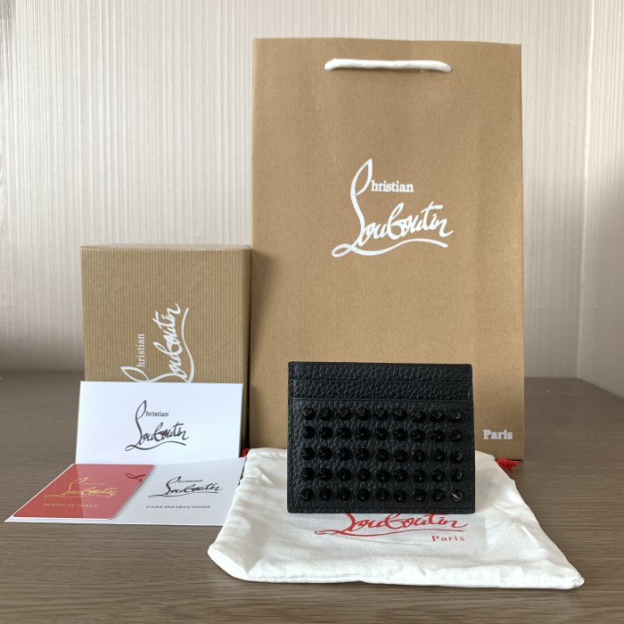 DOMPET KARTU PRIA WANITA CARD HOLDER IMPORT KULIT HITAM JERUK 008