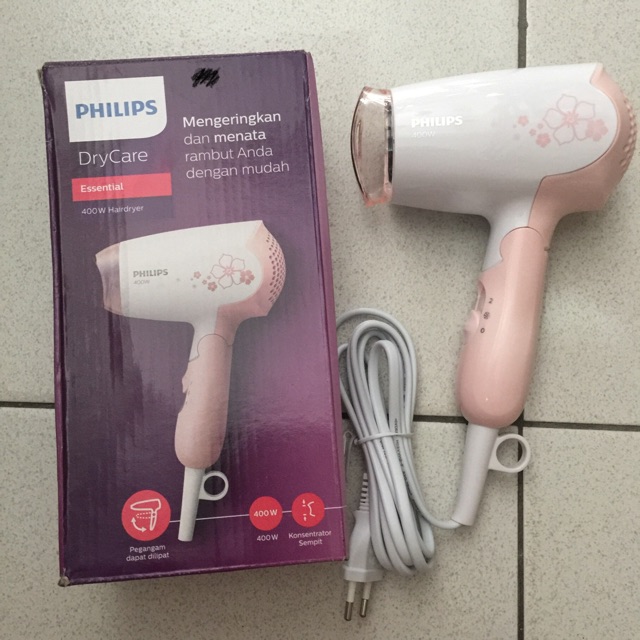 GARANSI 2 TAHUN!!! &gt; Philips HP 8108 Pink Hair Dryer Dry Care