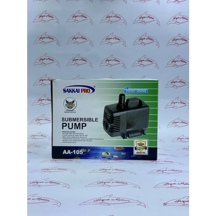 Mesin Pompa Aquarium Kolam Hidroponik Celup SAKKAI PRO AA 105