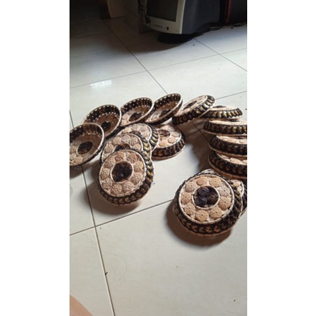 bokor batok kelapa size 16cm(isi 3)