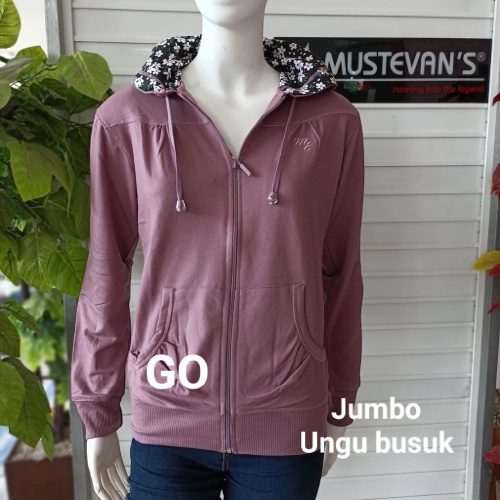 BB MUSTEVANS JAKET WANITA Sweater Polos Katun Jaket Cewek Casual