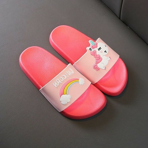 Sandal selop Anak / Sandal Karet anak Karakter Unicorn UNC-PM