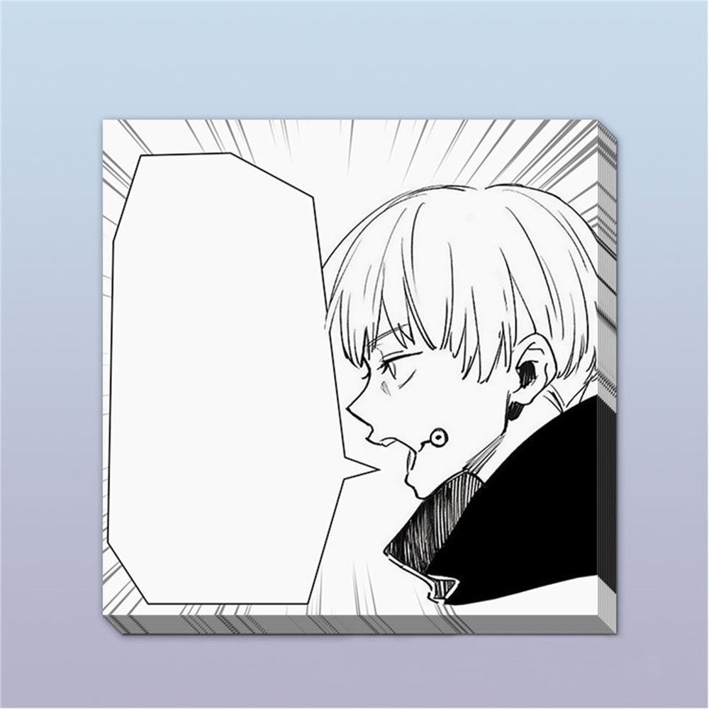 Lanfy Kertas Memo Sticky Note / Post-It Motif Anime Jujutsu Kaisen Untuk Sekolah / Kantor