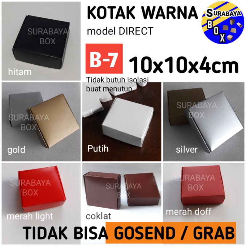 

36pcs KOTAK AKSESORIS 10x10x4 TEMPAT SOUVENIR PILLOW BOX KARDUS BUNGKUS KADO