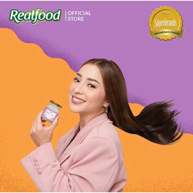 

Realfood Hair Power Minuman Sarang Burung Walet + Aloevera isi 12jar