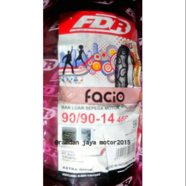Ban Luar FDR Facio 90/90-14 Tubeless