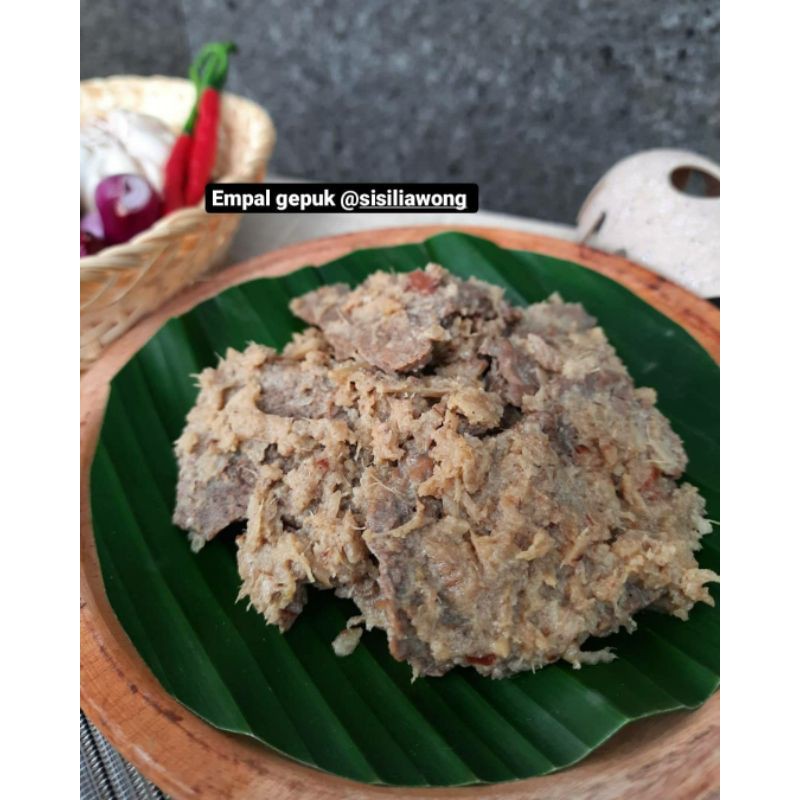 

EMPAL GEPUK 200GR LEMBUT TANPA MSG INCLUDE SAMBAL DAN BAWANG