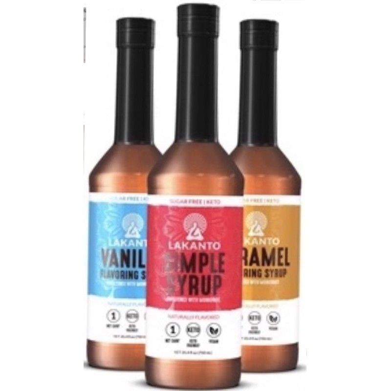 

LAKANTO SUGAR-FREE SIMPLE FLAVORING SYRUP - FROM USA