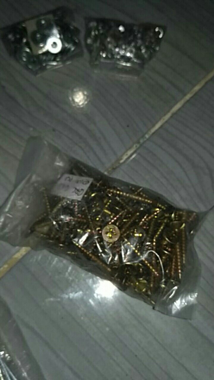Sekrup Grc 6 X 1 - Baut Skrup Kalsiboard Kuning Isi 100 Pcs