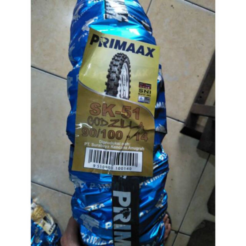 Ban cross/trail Velg ring 14 uk 90/100x14 primax