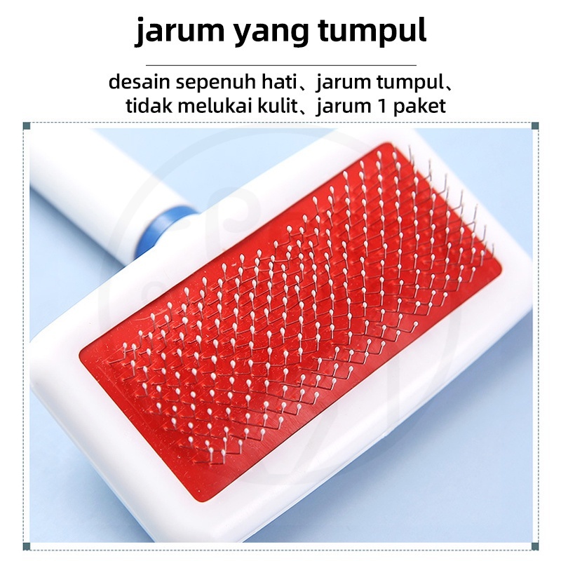 Sisir Sikat Slicker Bulu Rambut Anjing Kucing Pet Brush Comb Grooming  Sisir Kucing Murah