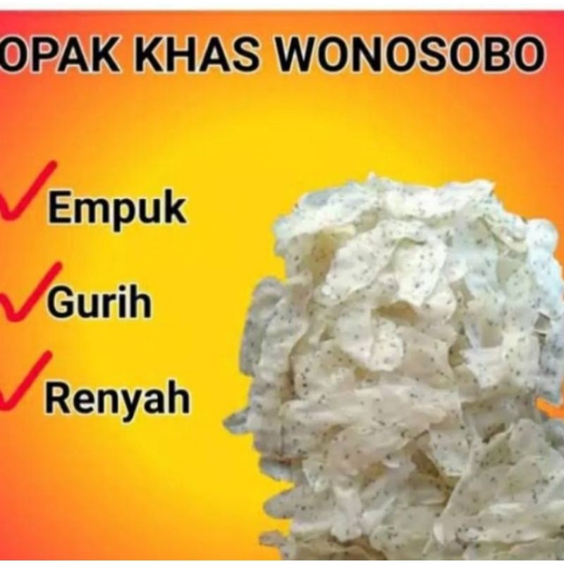 

OPAK LIDAH SINGKONG KHAS WONOSOBO MENTAH