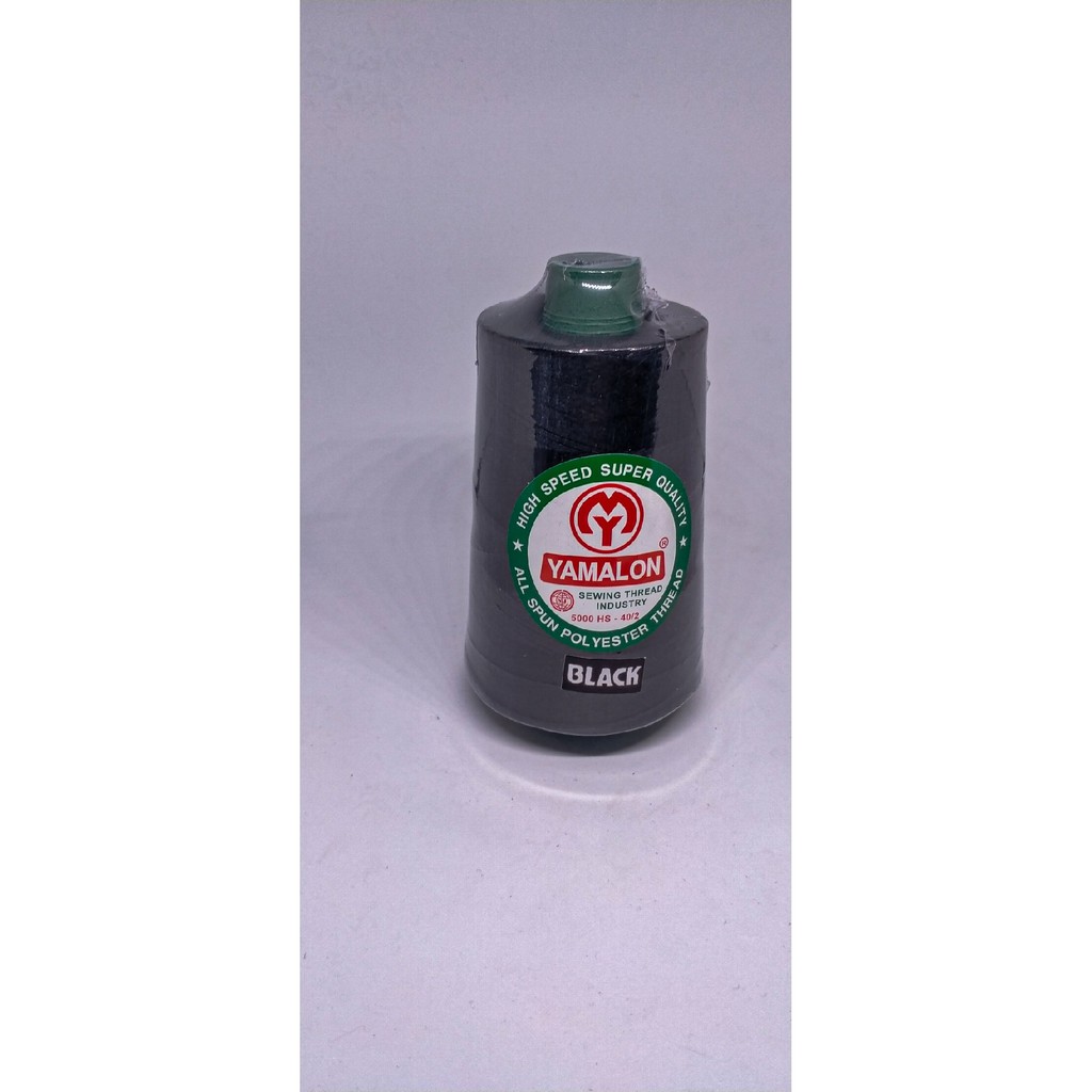 Benang jahit hitam yamalon 5000 yard