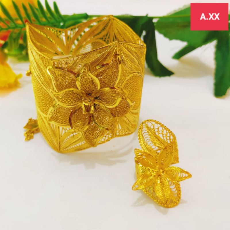 set kendari lapis emas bisa disepu ulang