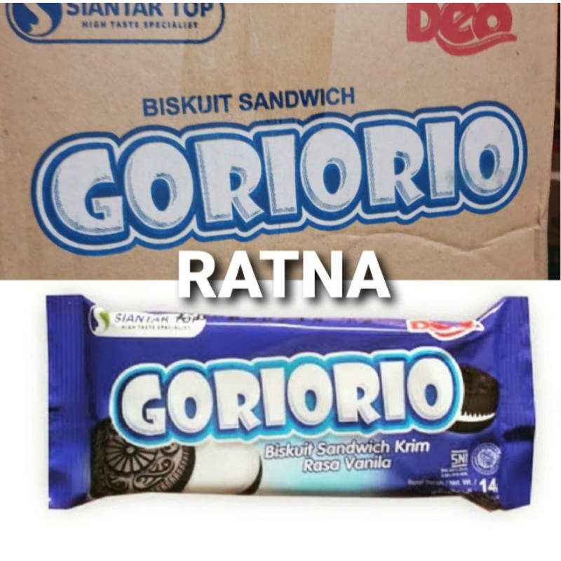 

GORIORIO OREO By SIANTAR TOP Biskuit Sandwich Vanila Cream (1 Pack isi 20 Bungkus)