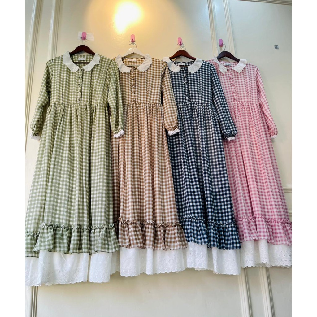 Gamis Tartan Andara