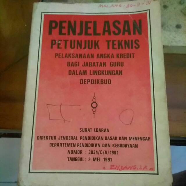 

PENJELASAN PETUNJUK TEKNIS