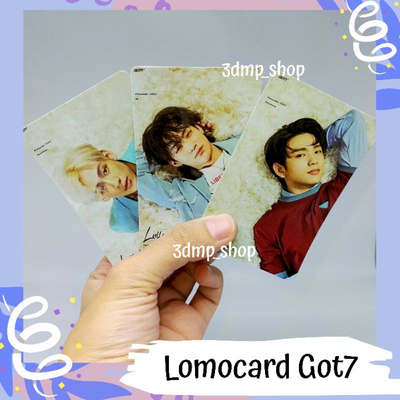 [25 Lembar] Photocard Lomocard Lomo photo card Got7 DYE Keep Spinning Eyes on you lullaby