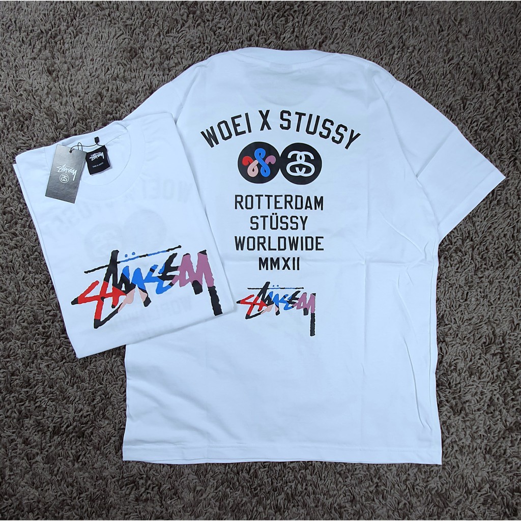 Kaos Baju Stussy Woei Mirror Original / Kaos Stussy / Kaos Distro / Murah Premium