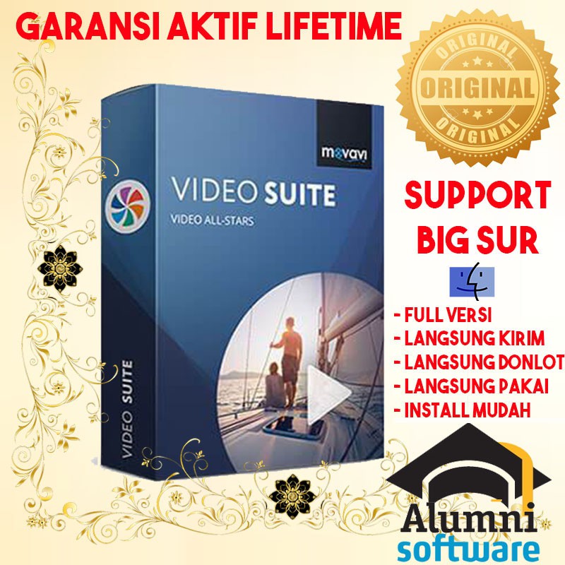 [FULL VERSION] Movavi Video Suite 2021 Mac BIG SUR - GARANSI AKTIVASI