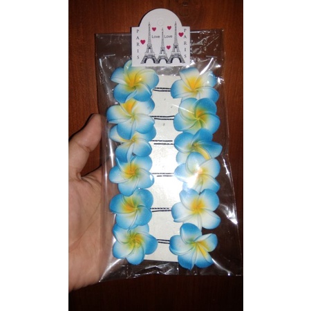 Jepit rambut bunga kamboja bali