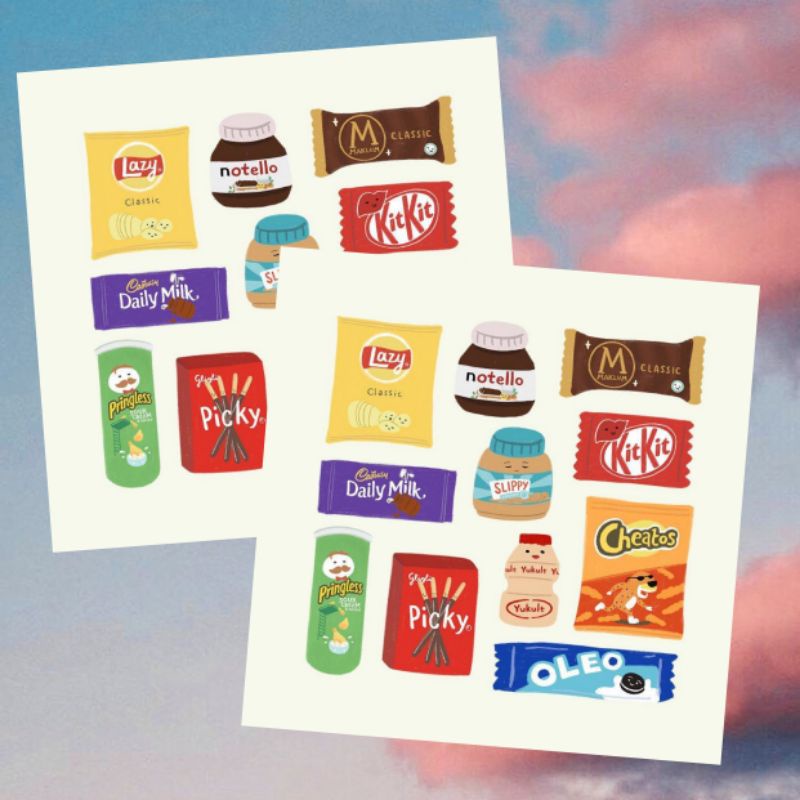

sticker aesthetic snack tumblr by giftproject.id