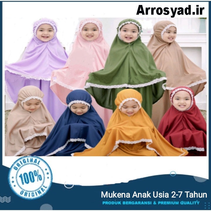 (COD) Mukena Anak Balita Usia 2 sampai 7 Tahun - Mukena Anak - Mukena Balita - Mukena Atasan - Muken