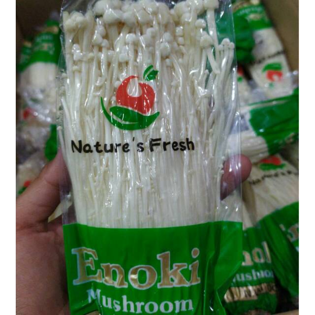 PROMO..Sayur Segar - Jamur Enoki Hijau