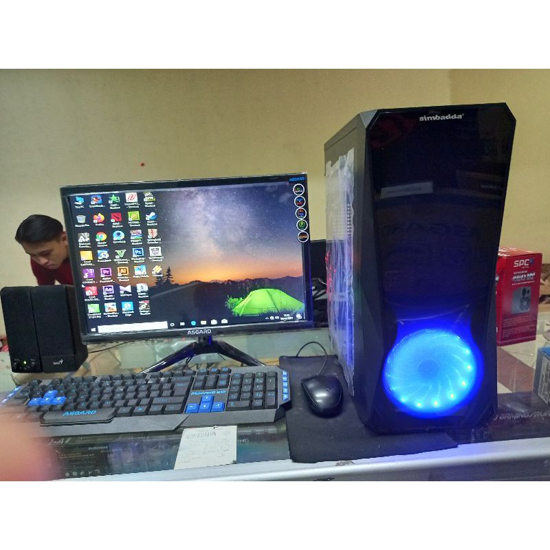 Pc intel i5 3470 ram16gb vga gtx750 - led 19 wide