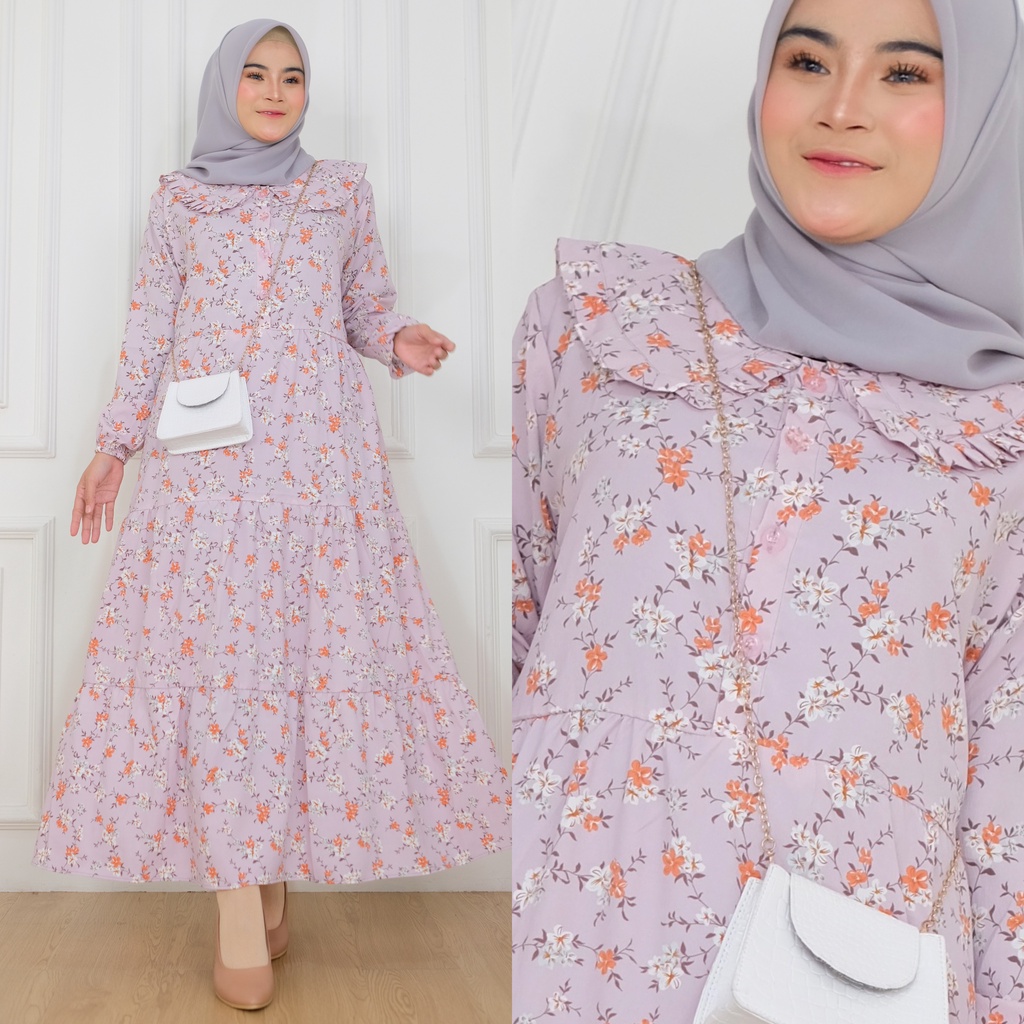 Sakura Midi - Midi Dress Crinkle AirFlow LD106 / 351-6833