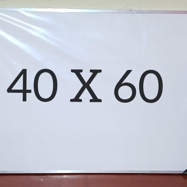 

[PROMO YF070] Whiteboard 40x60 papan tulis anak putih white board 2 sisi spidol dan kapur Best Seller
