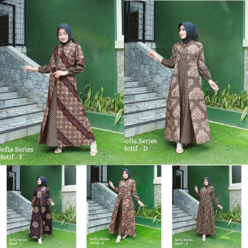 GAMIS BATIK SARIMBIT SOFIA SERIES TERBARU 2021