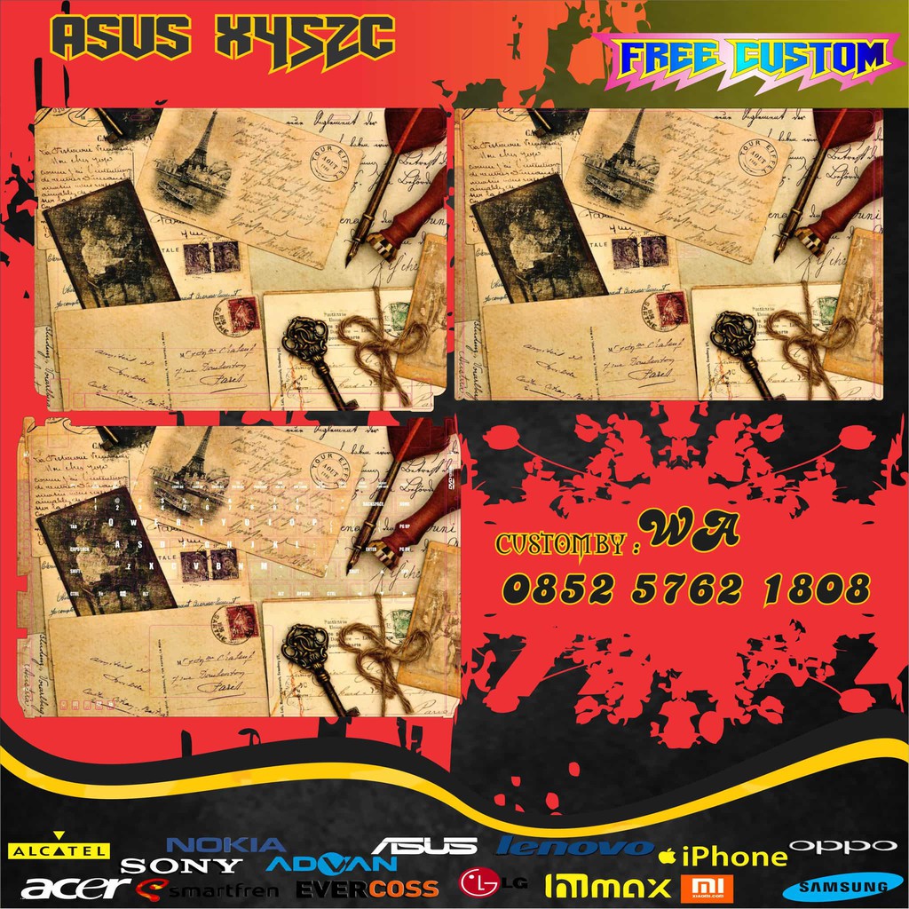 GARSKIN LAPTOP asus x452c FULL BODY 2
