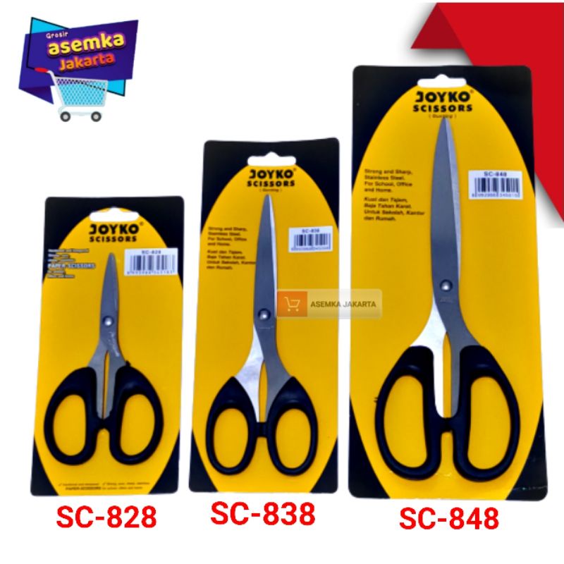 Gunting Scissors Joyko SC-828 838 848 Satuan