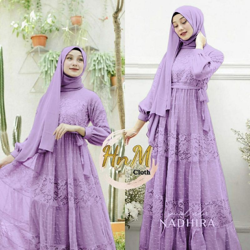 Lilac Maxi Nadhira Tile Dot