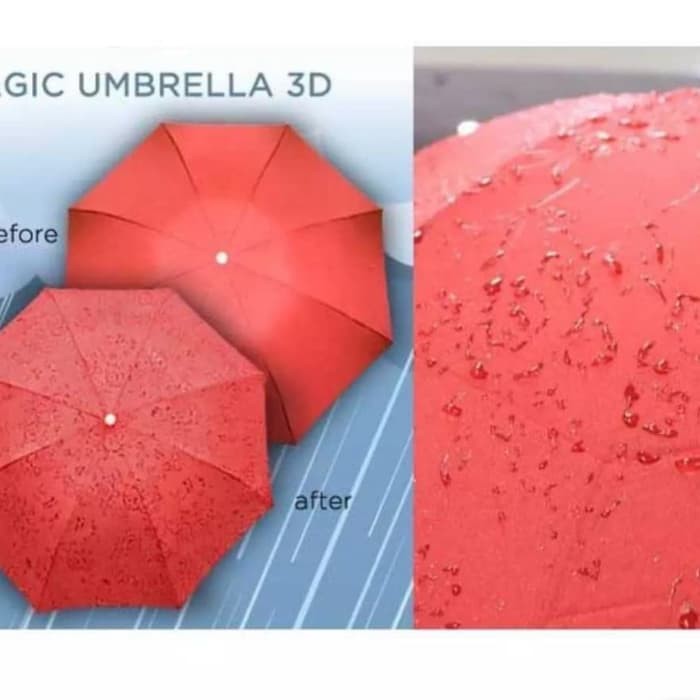 Payung Lipat 3D / Payung Magic Umbrella Ajaib Anti Air