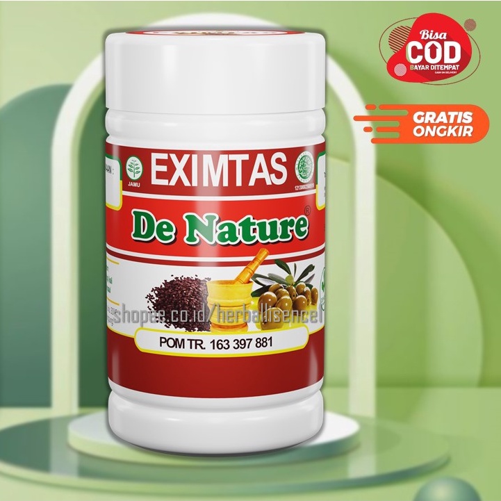 OBAT GATAL KULIT EKSIM KORENG GUDIG AMPUH - KAPSUL EKSIMTAS DE NATURE