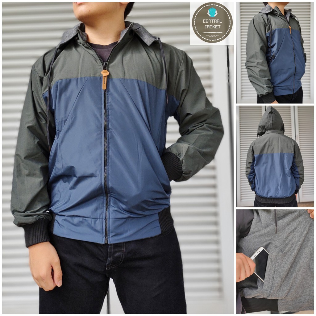 Jaket Bolak Balik BB Kombinasi - High Quality &amp; Modist - Jaket Bolak Balik Pria 2in1