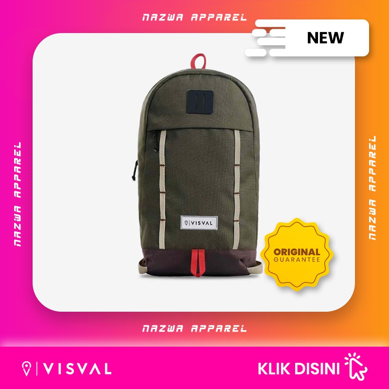 TAS RANSEL BACKPACK VISVAL RIDLEY OLIVE