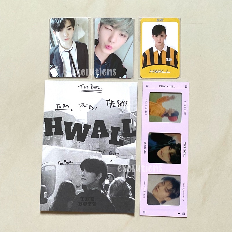 The Boyz Hwall Official Photocard [BACA DESC‼️] Hyunjun DDD Photozine Photofilm No Air