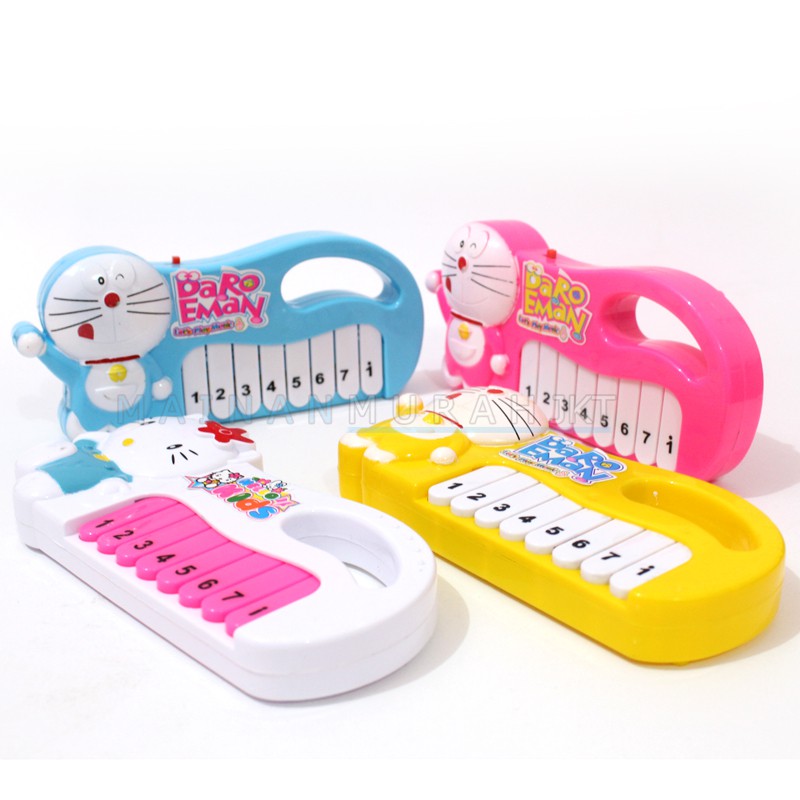 MAINANKEI MAINAN ANAK PIANO HELLO KITTY DORAEMON ST25P2 MAINAN EDUKASI MAINAN ALAT MUSIK