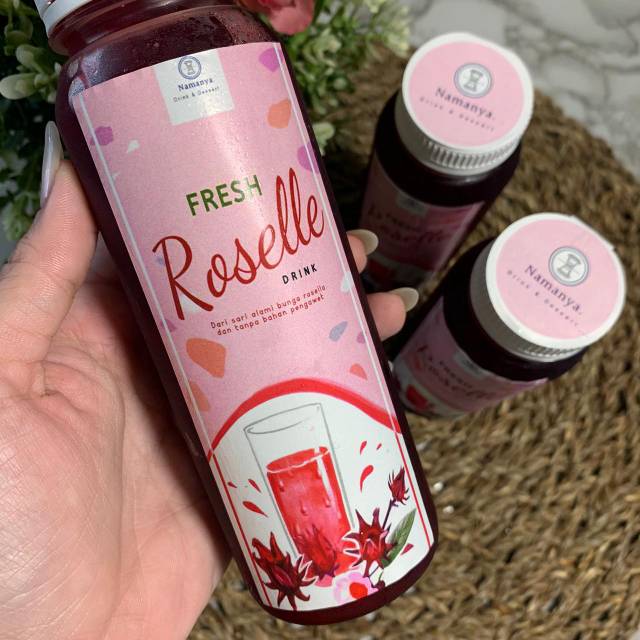 

sirup rosella (fresh rosele) homemade