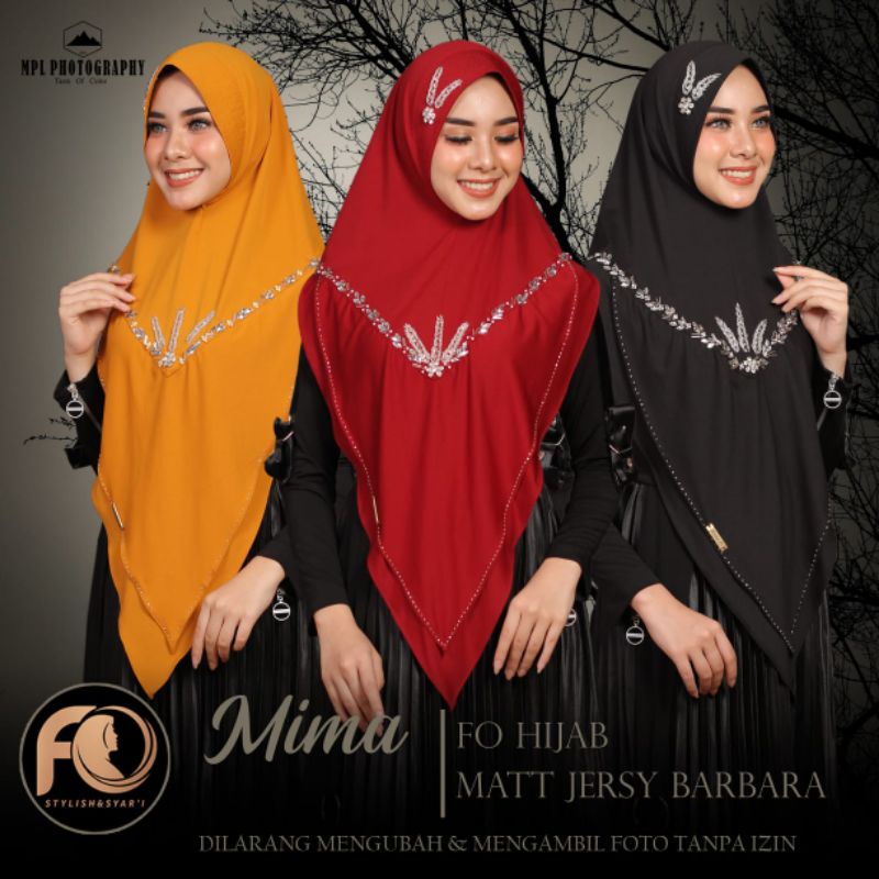 TERMURAH JILBAB INSTAN || JILBAB CERUTY || JILBAB PREMIUM ORI FO HIJAB