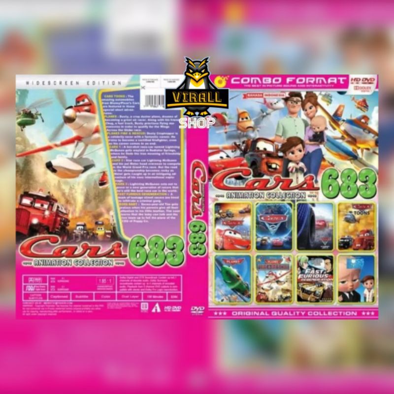 KASET KARTUN ANAK "CARS 683"
