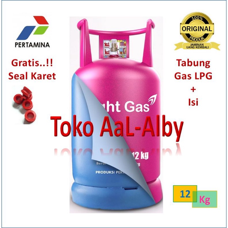 Tabung Gas 12 kg/Tabung Gas 12kg LPG/Elpiji + isi