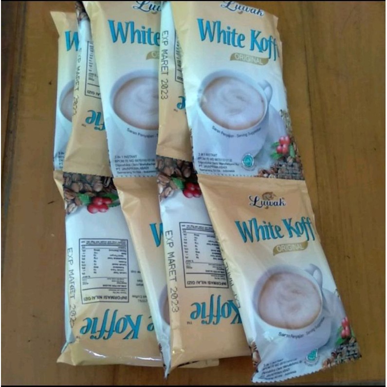 

LUWAK WHITE KOFFE 10x20GR