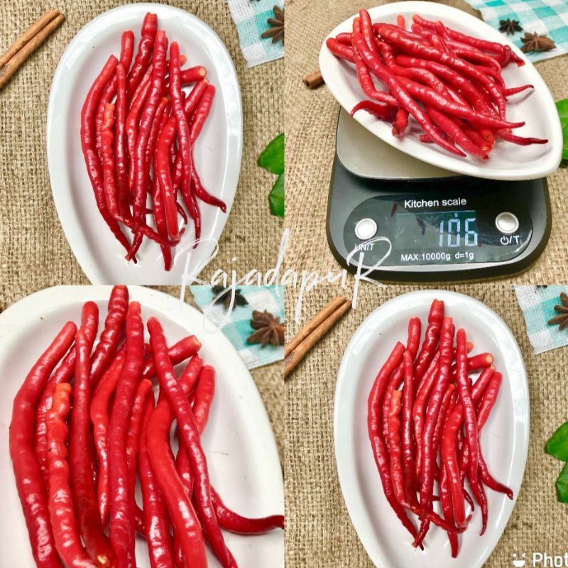 

Cabe Merah Keriting Petik Tanpa Tangkai 250gr