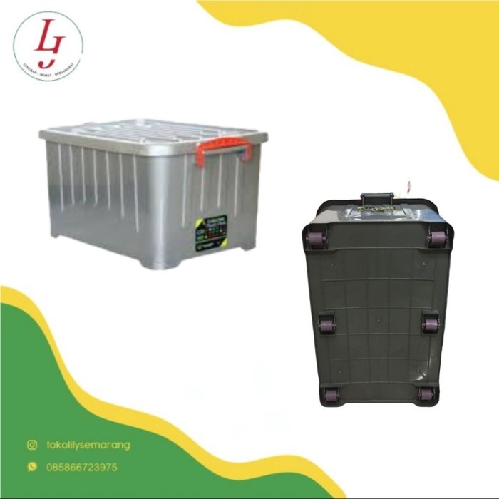 

Box Container 90 Liter Abu-Abu Murah Berkualitas Original