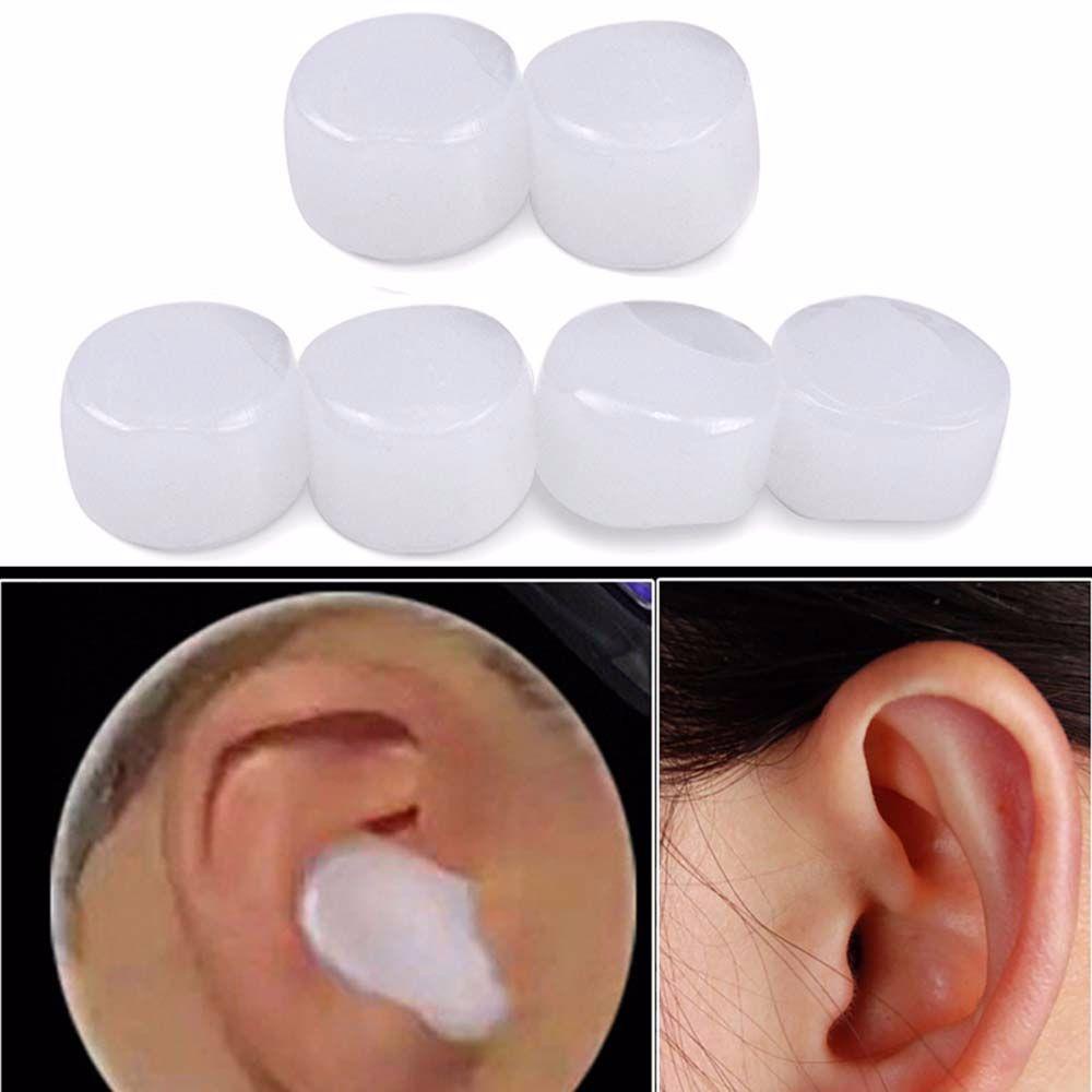 Quinton Ear Plugs 6 Pcs Kerja Belajar Alat Bantu Slpeeping Kedap Suara Mandi Air Perlengkapan Olahraga Pelindung Telinga