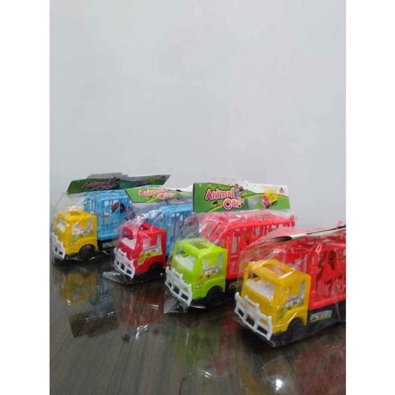 mainan mobil truk pengangkut hewan safari animal truck oct6521